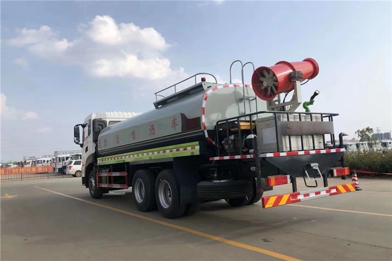 東風(fēng)天龍后八輪20噸噴霧車，國(guó)六綠化噴灑車