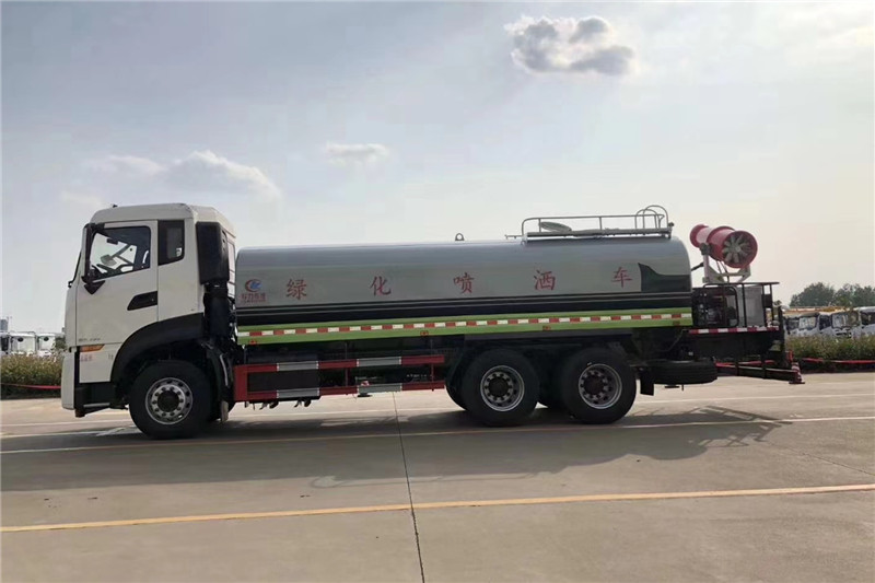 東風(fēng)天龍后八輪20噸噴霧車，國(guó)六綠化噴灑車