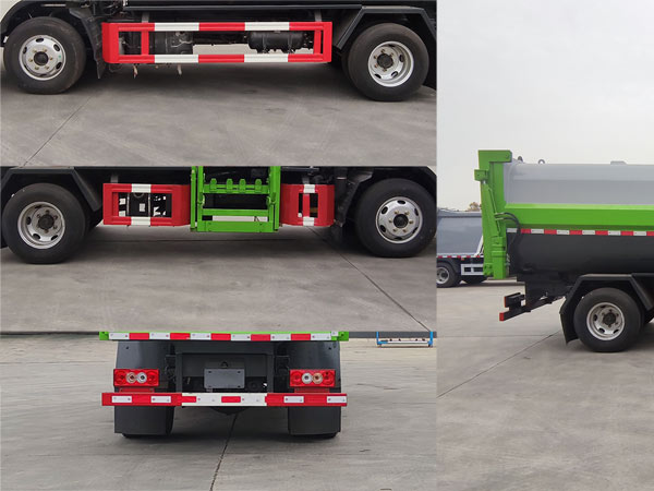 程力威牌CLW5040ZZZBDP型自裝卸式垃圾車